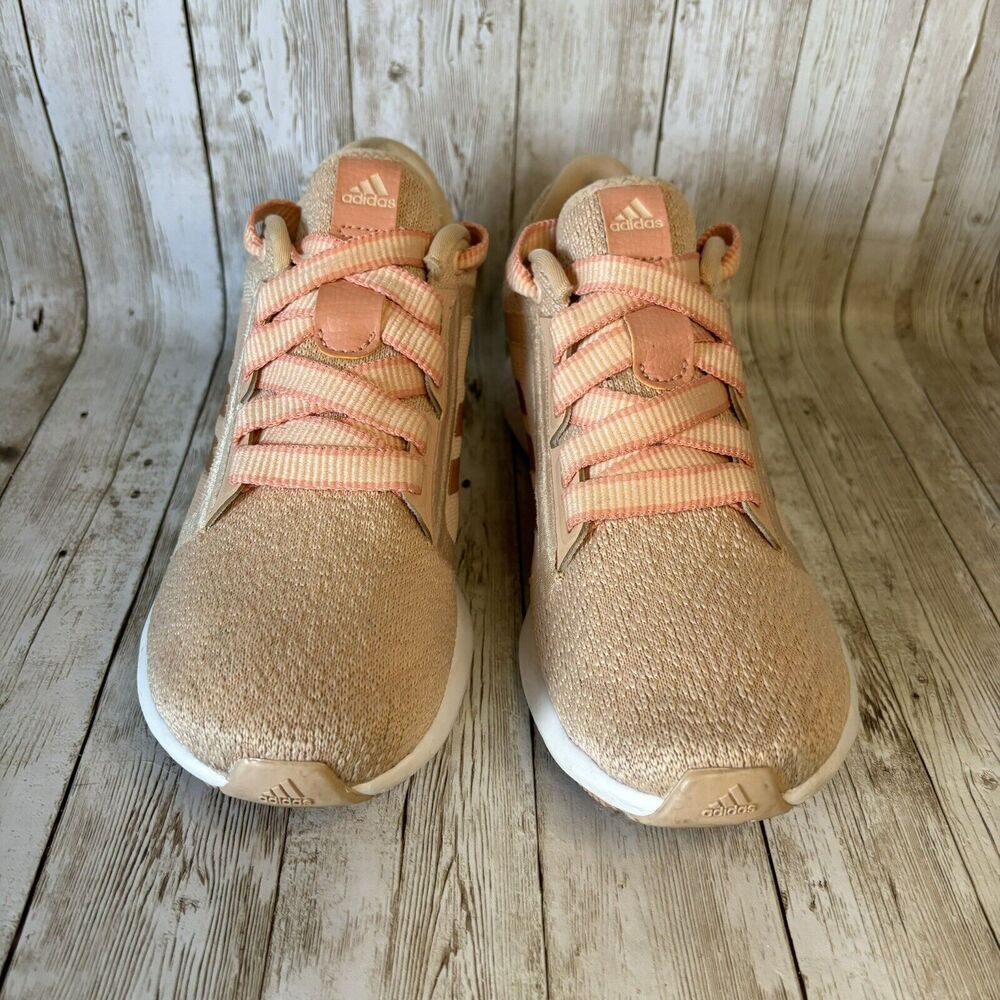 Adidas Edge Lux 4 In Blush Peach wide lace‎ Women's Size 6 sneakers - Picture 5 of 9
